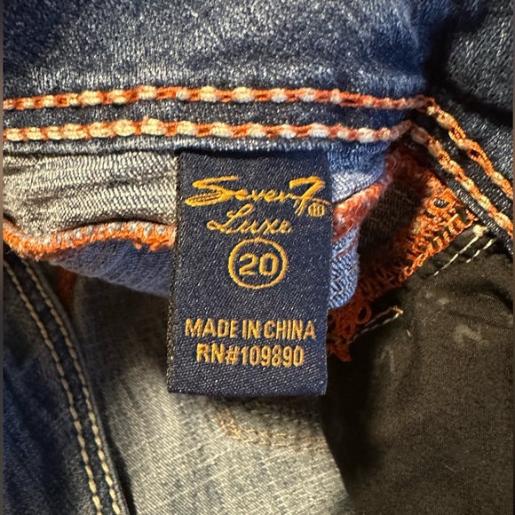 Women’s seven 7 boot cut jeans size 20 - Picture 7 of 13